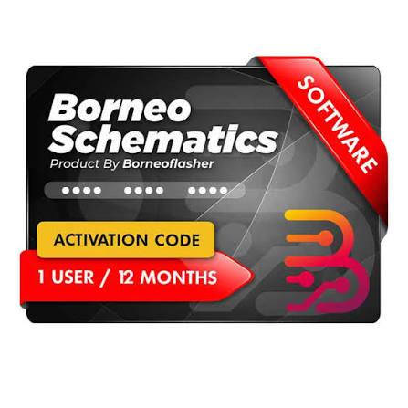 Borneo Schematics Single User Activation code - 1 year