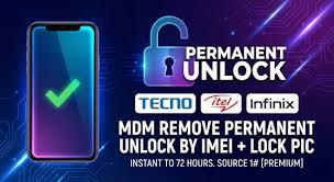 Tecno/iTel/Infinix ONLY MDM Remove  REAL FAST SERVICE [Premium✅] [ONLY WORKING DAYS] [1-24 HOURS]